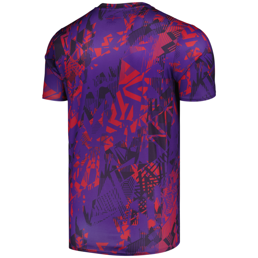 Men's England Rugby 2024/25 Third Warm Up Shirt - Purple