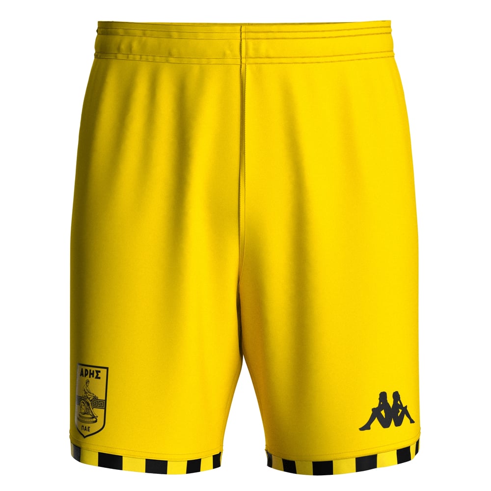 Kinder Aris FC 2025/26 Auswärtsshorts Gelb
