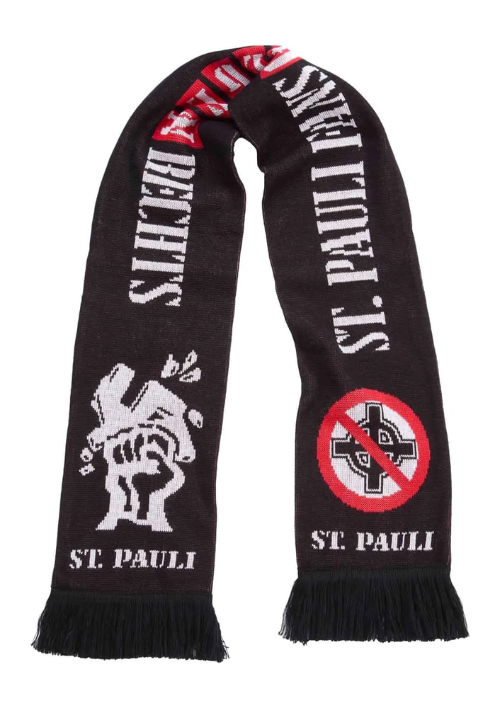 FC St. Pauli Gegen Rechts Schal – Schwarz