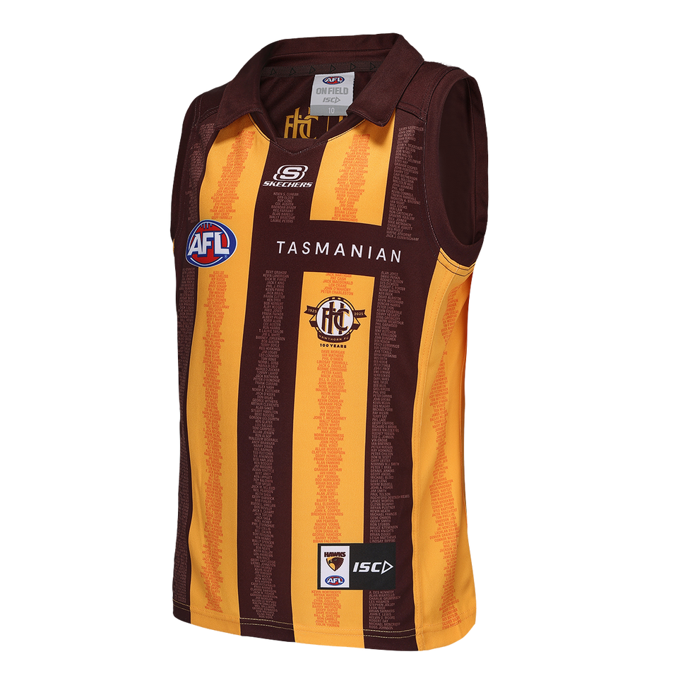 Kid's Hawthorn Hawks 2025 Third Centenary Guernsey