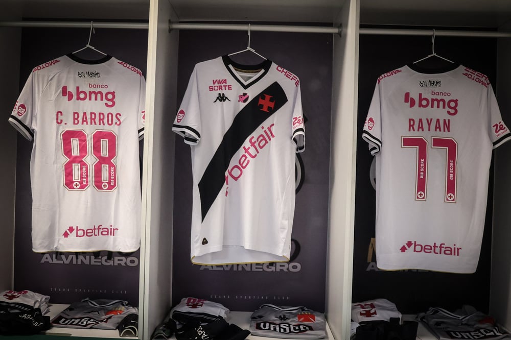 Men's Vasco 2025/26 Third Pink October Shirt