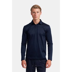 Midnight Blue Longsleeve Polo Shirt
