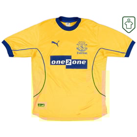 Men's Everton 2000/01 Away Retro Shirt Gascoigne #18