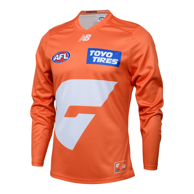 Women's GWS Giants 2025 Away Long Sleeve Guernsey