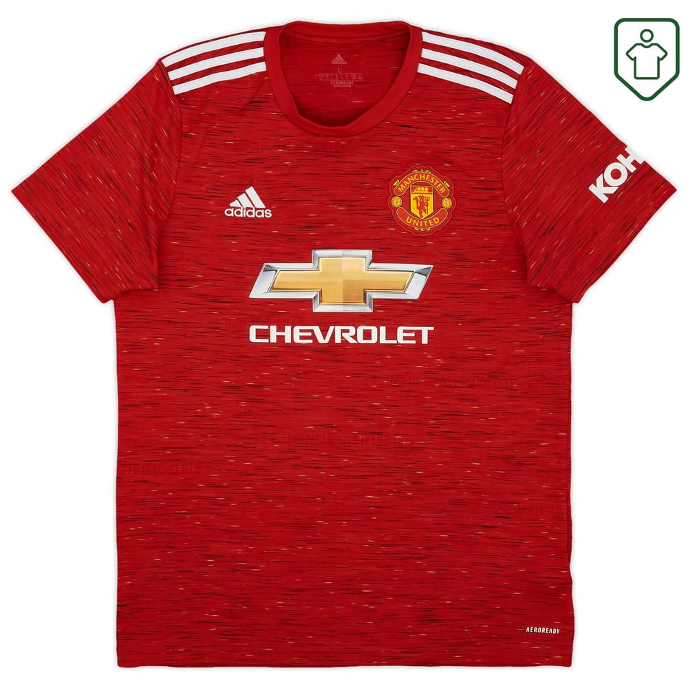 Herren Manchester United 2020/21 Heim Retro Shirt B. Fernandes #18