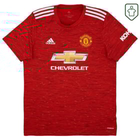 Herren Manchester United 2020/21 Heim Retro Shirt B. Fernandes #18