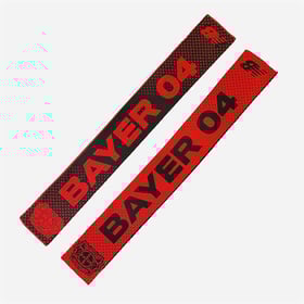 Bayer 04 Leverkusen Gestrickter Schal - Rot/Schwarz