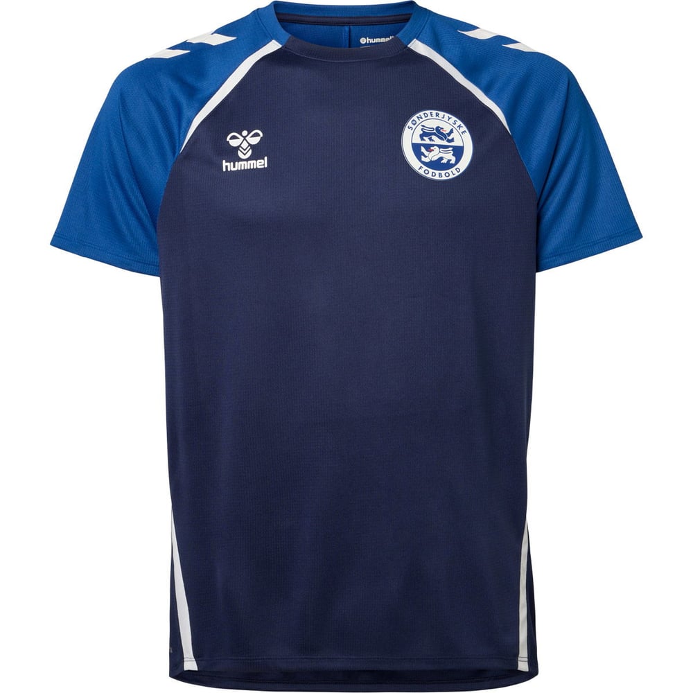 Tercera Camiseta de Calentamiento 2025/26 SønderjyskE para Mujer - Azul