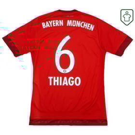 Men's Bayern Munich 2015/16 Home Retro Shirt Thiago #6