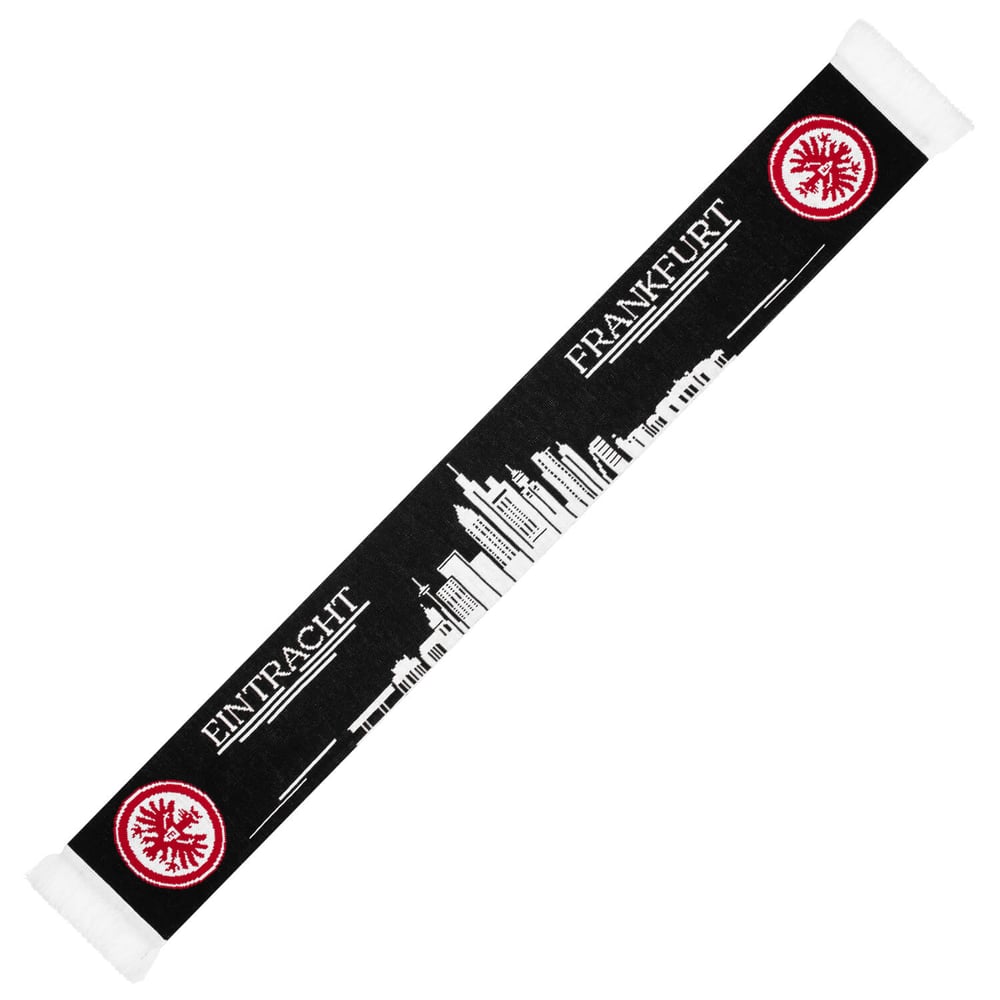 Eintracht Frankfurt Skyline In Heart Scarf