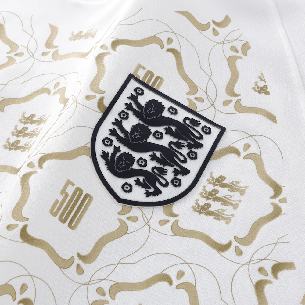 Camiseta Pre-Partido 500 Aniversario England Lionesses Hombre – Blanco
