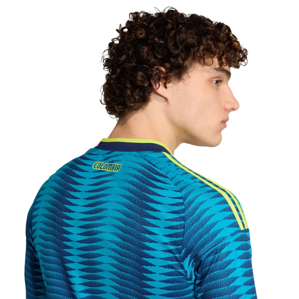 Camiseta manga larga visitante Colombia 2026 Copa del Mundo niño