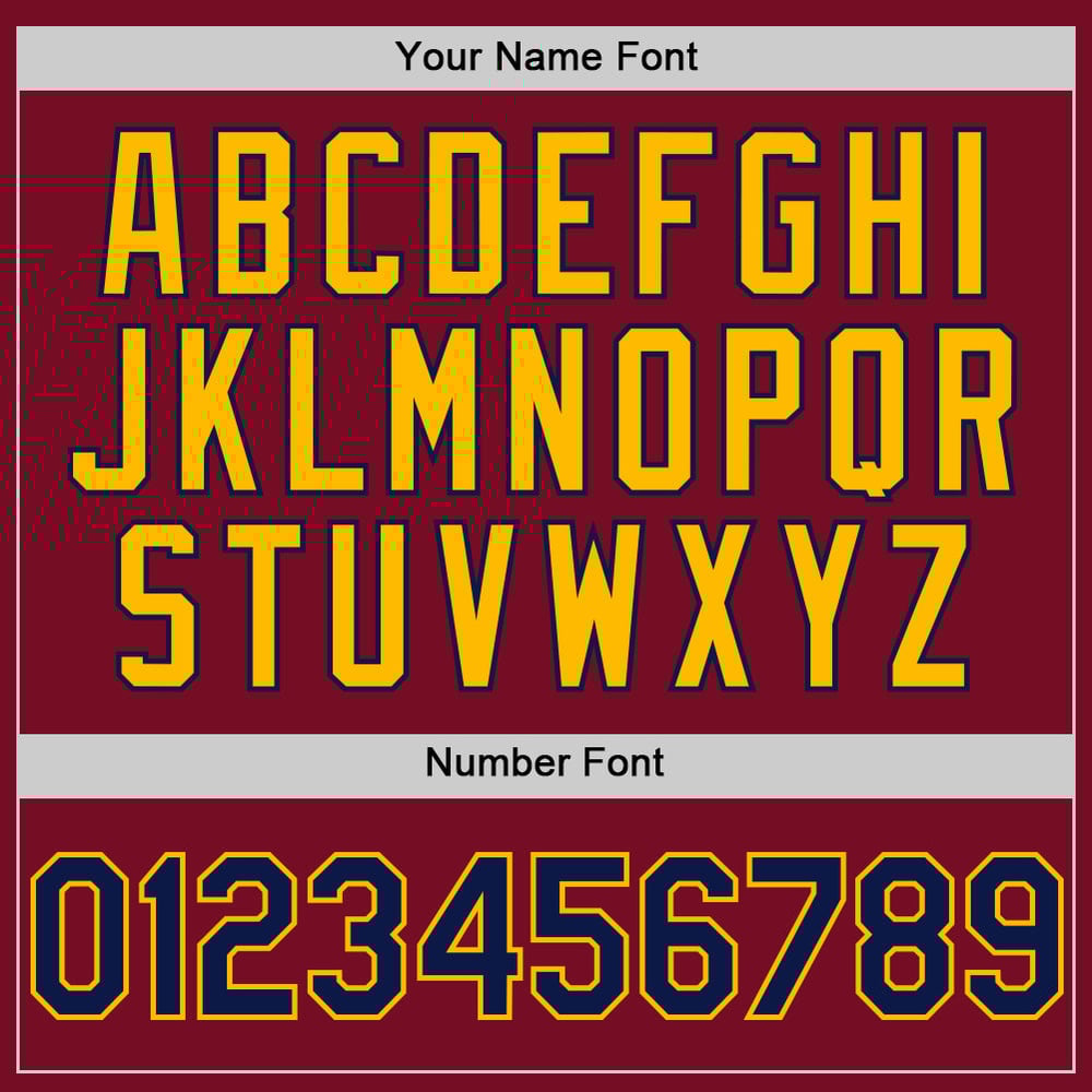 Sleeveless Baseball Navy-Gold Authentic Jersey Crimson Custom