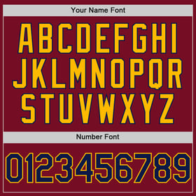 Sleeveless Baseball Navy-Gold Authentic Jersey Crimson Custom