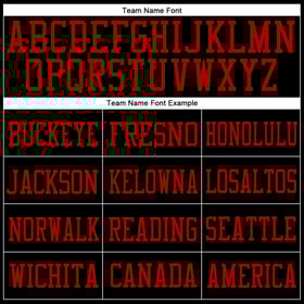 Jersey Black Mesh Football Custom Black-Red Authentic