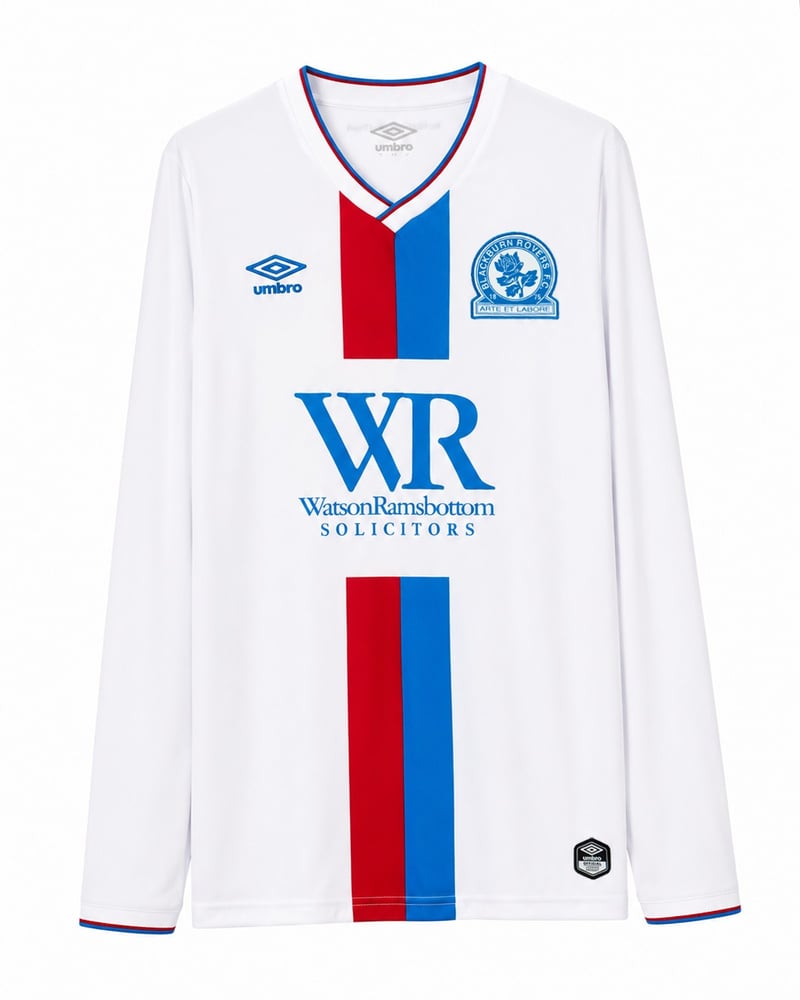 Maglia Away Manica Lunga Blackburn Rovers 2026/27 Bambino