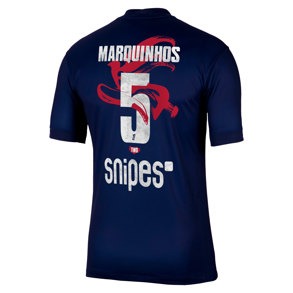 Men's PSG 2025/26 Home Lunar New Year Shirt Marquinhos #5