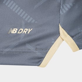 Kinder São Paulo 2025 Dritt Authentisches Trainingsshirt - Grau