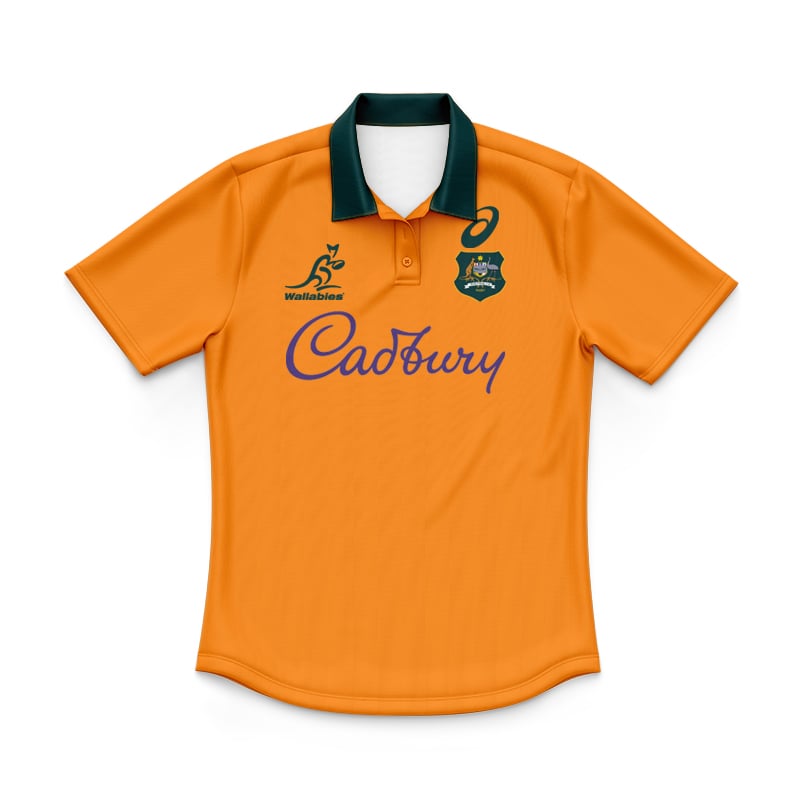 Kid's Australian Wallabies Home 2024 Polo Shirt