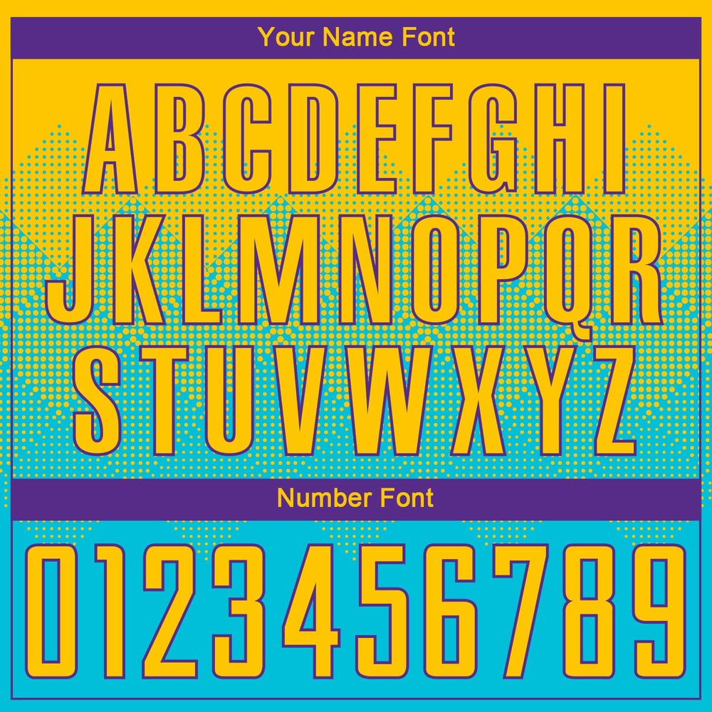 Soccer Jersey Uniform Blue Sublimation Custom Lakes Gold-Purple