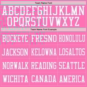 Custom Jersey Pink Mesh Pink-White Authentic Football