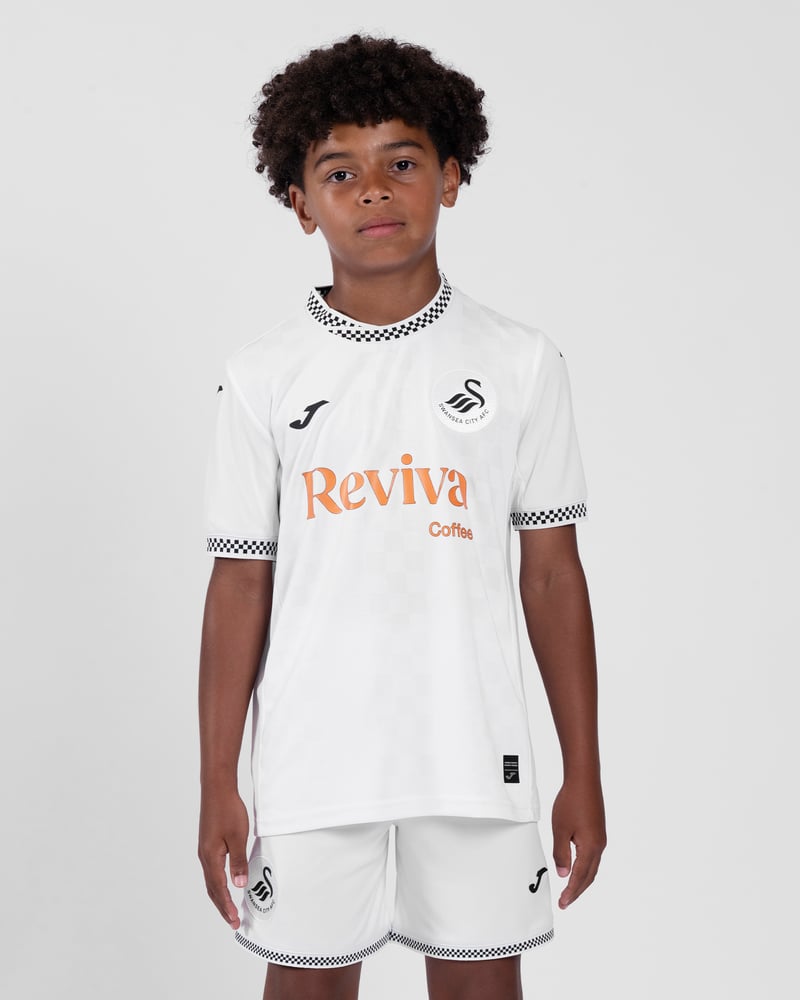Kinder Swansea City 2025/26 Heimtrikot