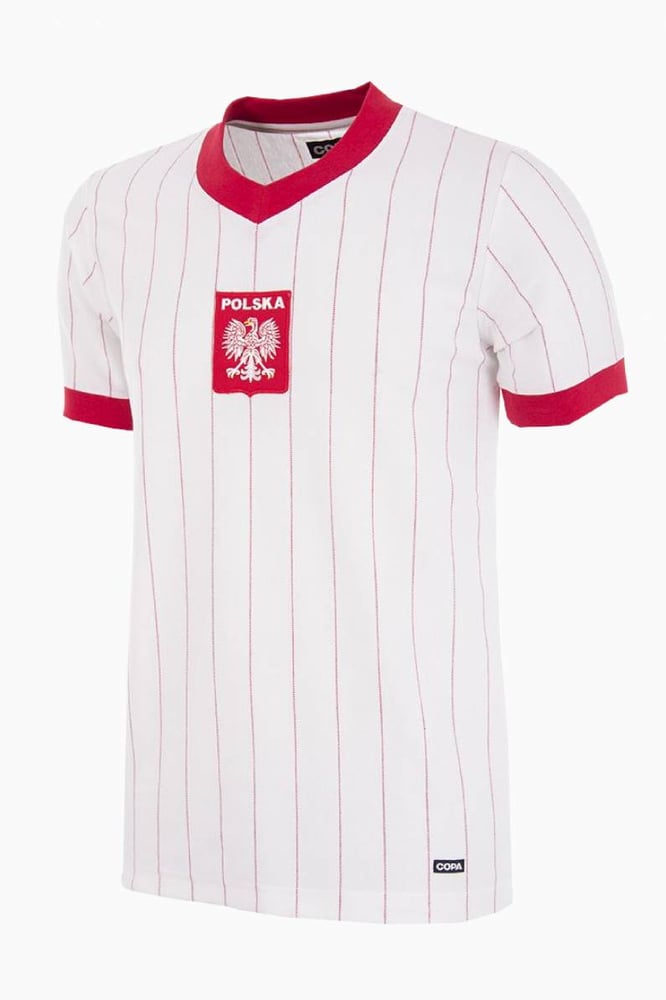 Camiseta Retro Polonia 1982 Mujer