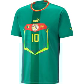 Sadio Mané #10 Senegal Auswärtstrikot Weltmeisterschaft 2022