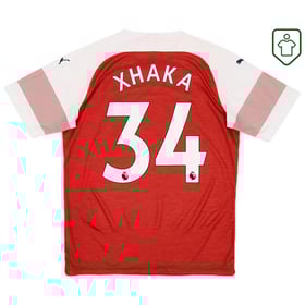 Men's Arsenal 2018/19 Home Retro Shirt Xhaka #34