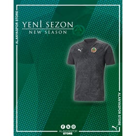 Damen Alanyaspor 2024/25 Dritt Authentic Training Shirt - Schwarz