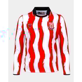 Kid's Stoke City 2024/25 Home Long Sleeve Shirt