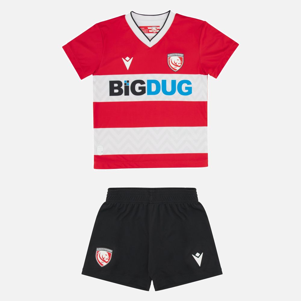 Kid's Gloucester Rugby 2025/26 Home Kit