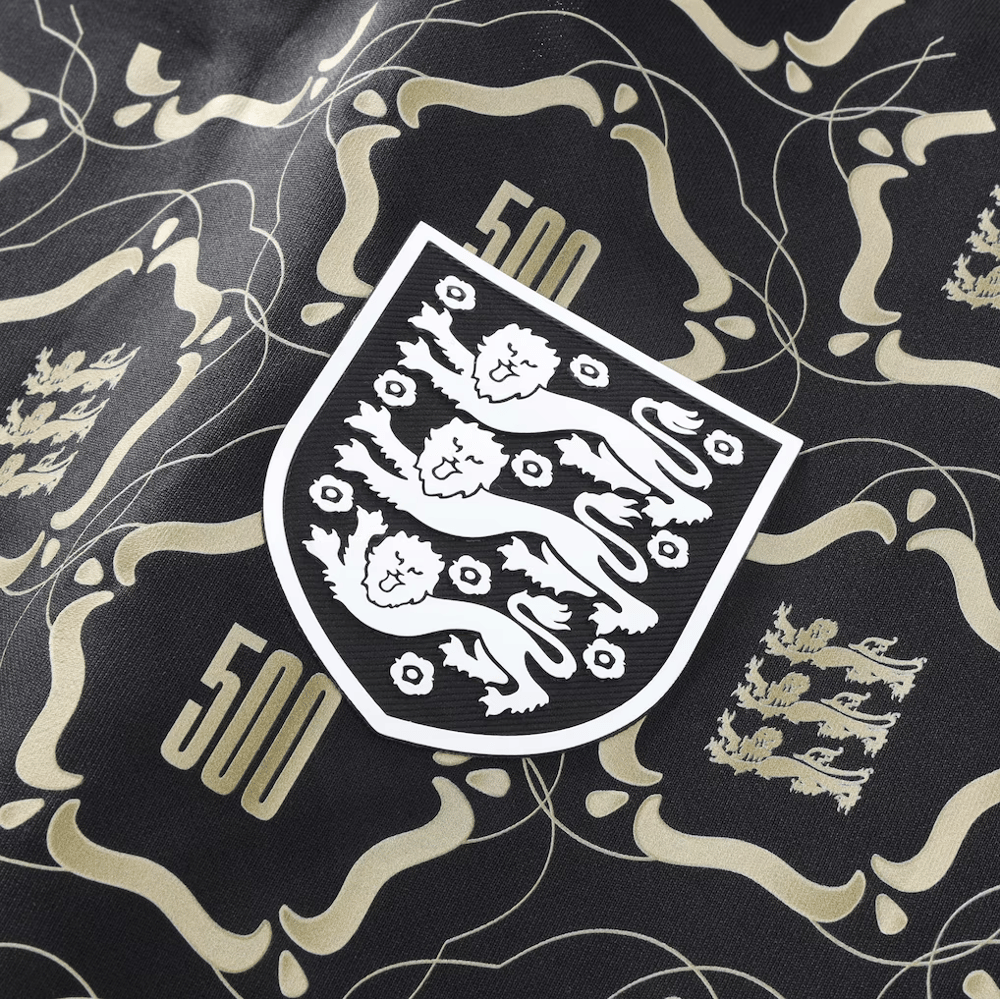 Camiseta Pre-Partido 500 Aniversario England Lionesses Hombre – Negro