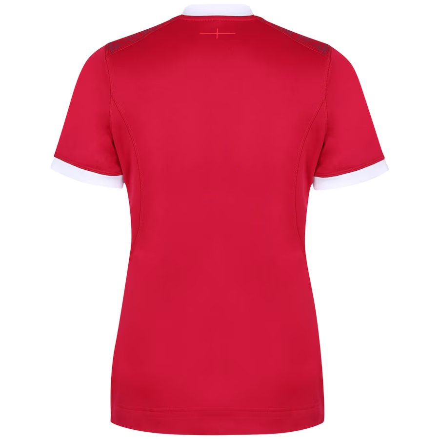 Women's England Rugby 2024/25 Third Red Roses Warm Up Shirt - Red