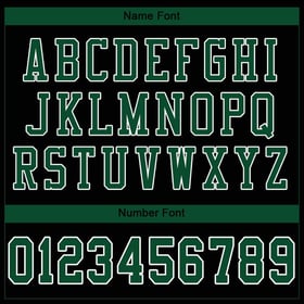 Authentic Gotham Green-White Mesh Black Football Custom Jersey