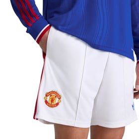 Short Extérieur Manchester United 2026/27 Blanc Enfant