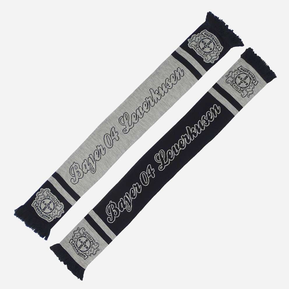 Bayer 04 Leverkusen Fine Print Scarf  - Black/Grey