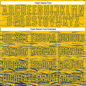 Royal Yellow Uniform Jersey Soccer Sublimation Custom