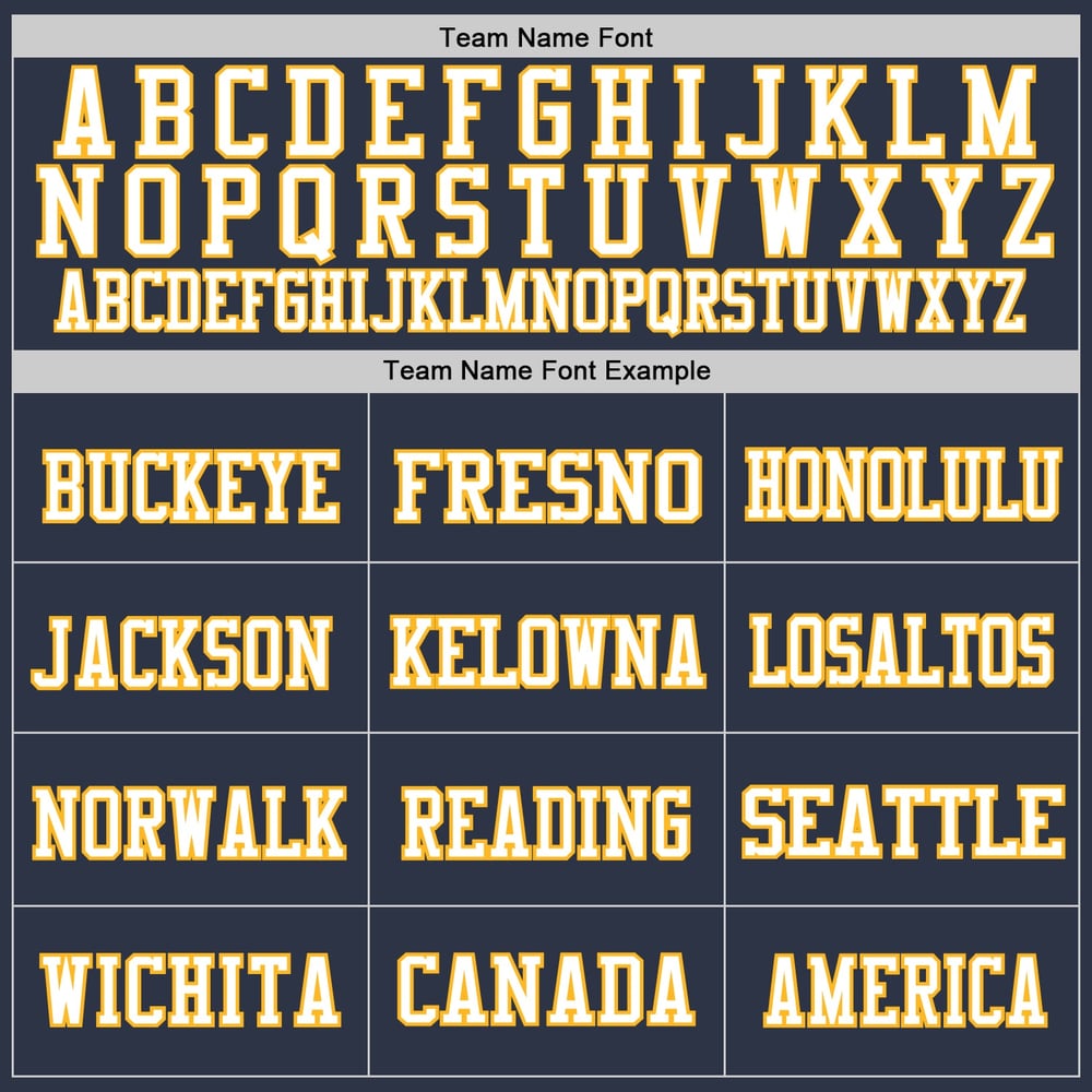 Navy Mesh Jersey Football Gold-White Custom Authentic