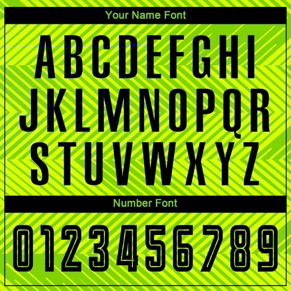 Soccer Black Jersey Neon Uniform Sublimation Custom Green