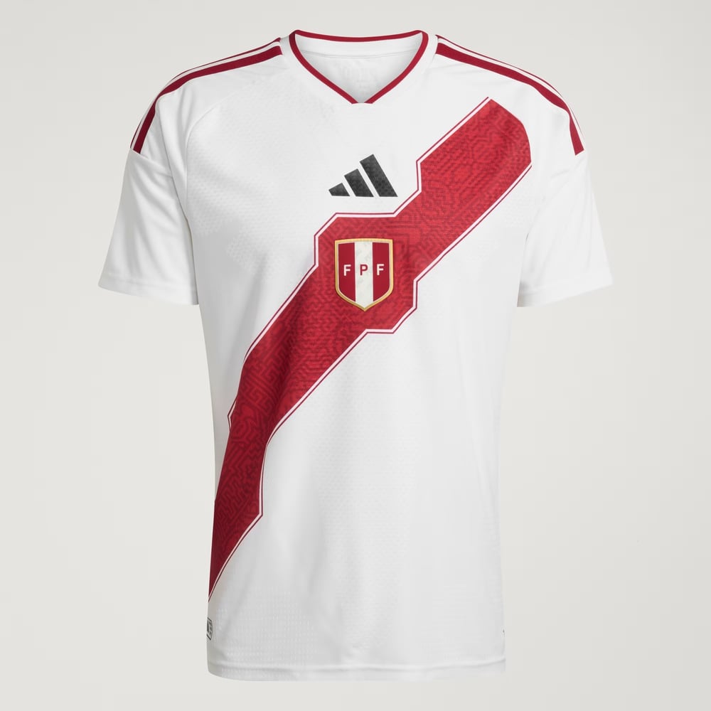 Camiseta local auténtica de la Copa del Mundo 2026 de Perú para niño