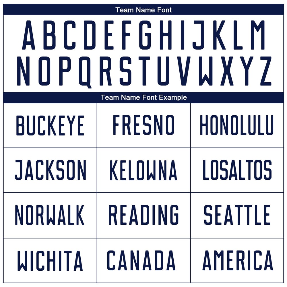 Sublimation Uniform Navy Soccer Jersey White Custom