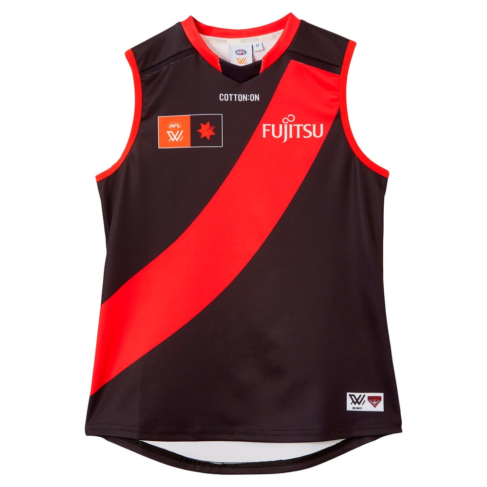 Men's Essendon Bombers 2024 Home AFLW Guernsey