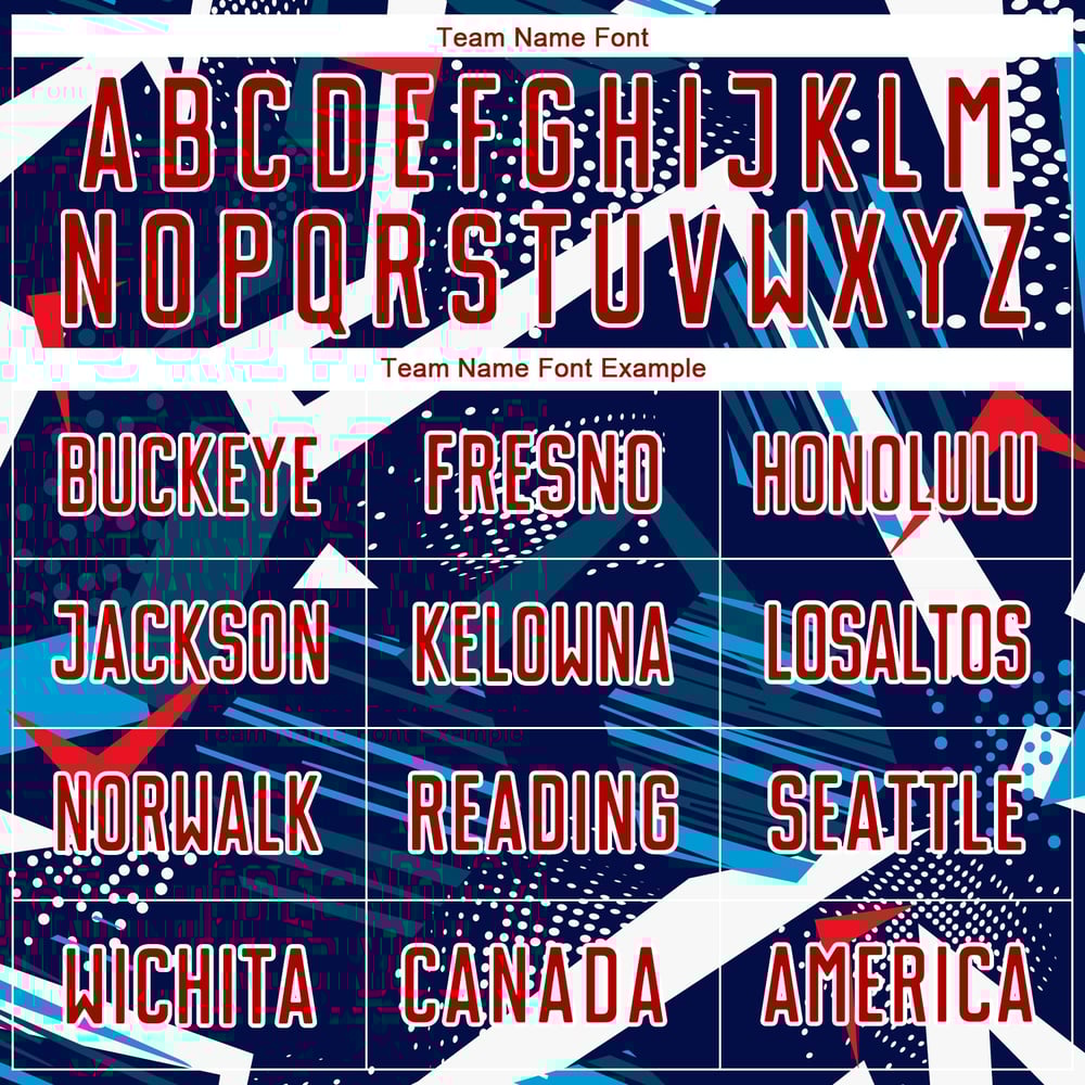 Soccer Navy Uniform Custom Sublimation Jersey Red-White