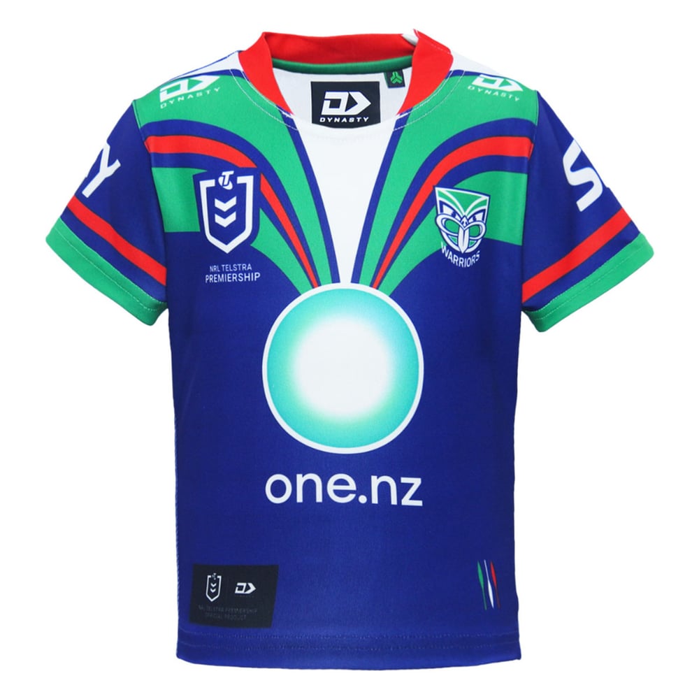 Kid's New Zealand Warriors 2024 Home Shirt