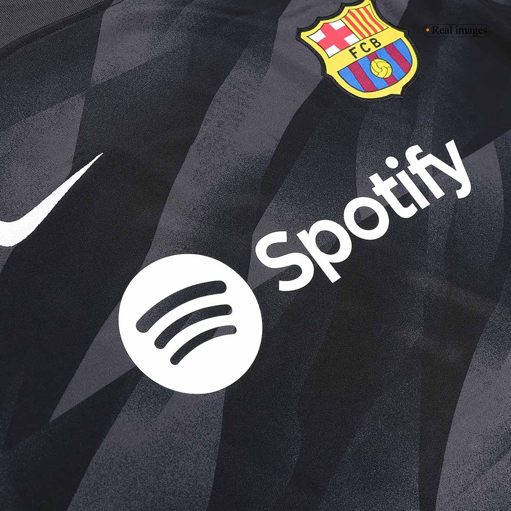 Barcelona Torwart Schwarzes Trikot 23/24