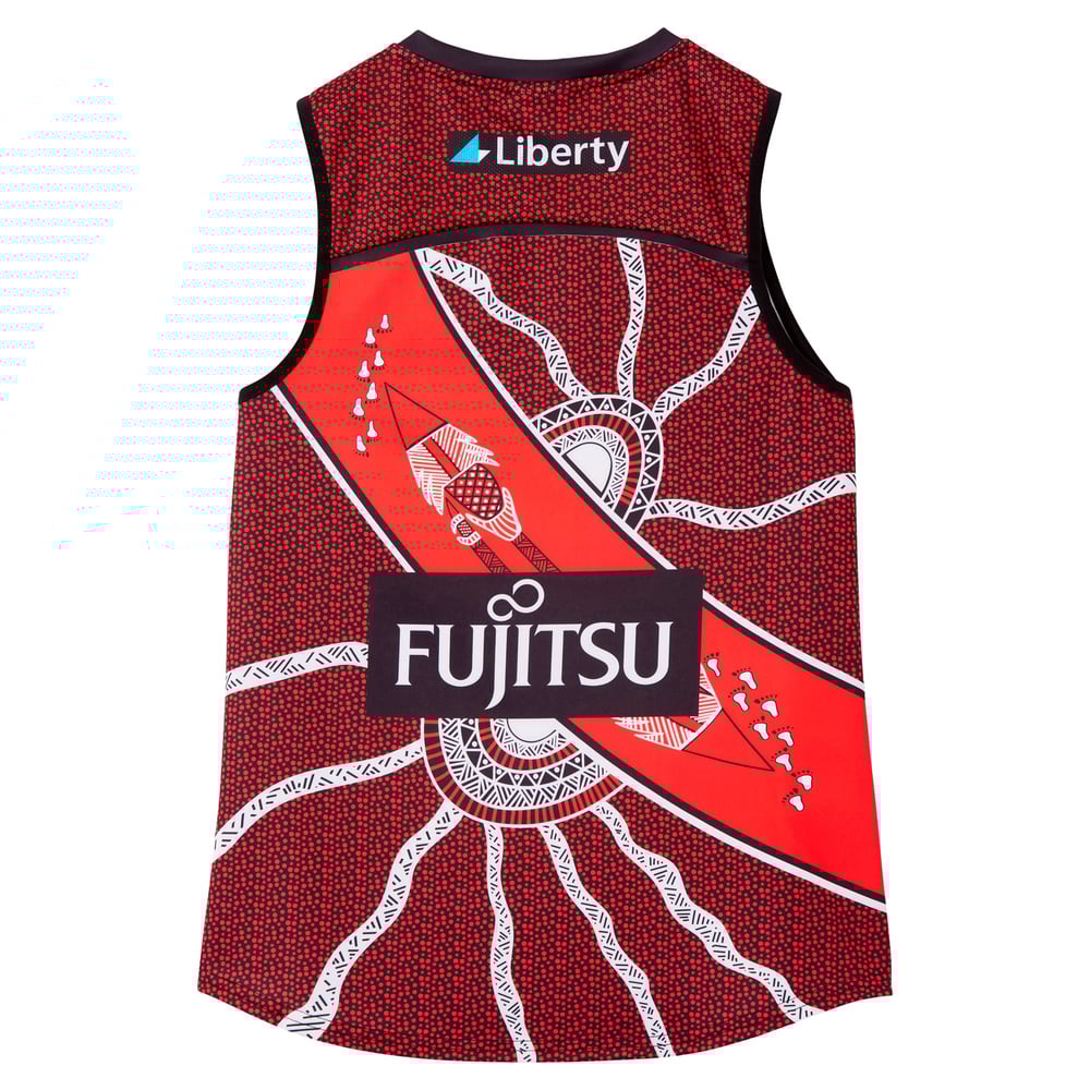 Women's Essendon Bombers 2024 Third AFLW Dreamtime Guernsey