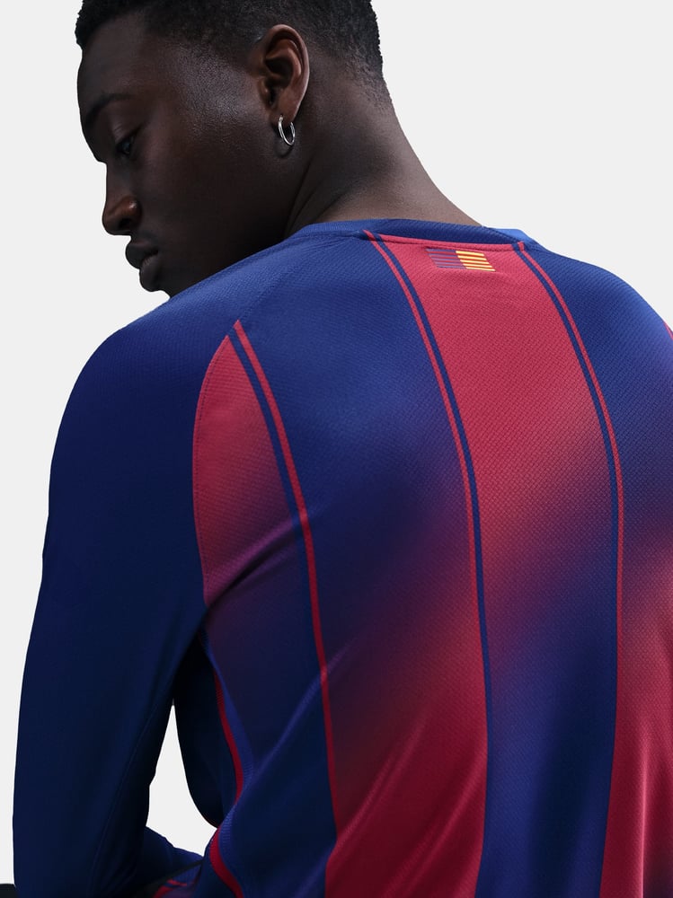 Damen FC Barcelona 2025/26 Damen Heim Langarm UCL-Trikot
