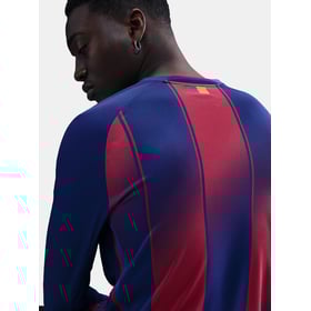 Damen FC Barcelona 2025/26 Damen Heim Langarm UCL-Trikot