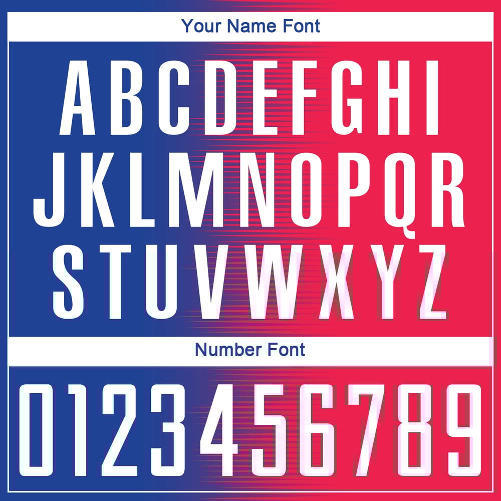 Red Sublimation Custom Uniform Jersey Soccer White-Royal